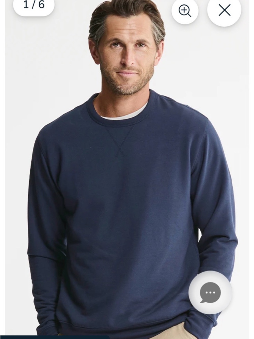 Jachs Navy Crewneck Sweater - Classic Pullover
